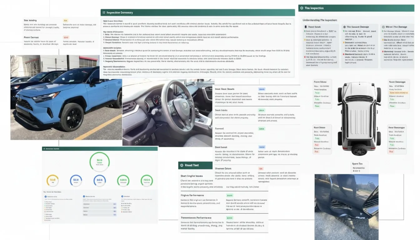 Professional Car Inspection Report Sample